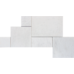 Bianco Marble Paver French Pattern Set 20mm